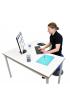WorkSpace Corner Unit Table - L1200 x W1200mm - view 3