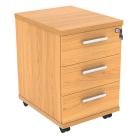 Mobile Under Desk Office Storage Unit - 3 Drawers - view 2