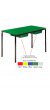 Contract Classroom Tables - Slide Stacking Rectangular Table with Matching ABS Thermoplastic Edge - view 5