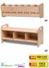 4x Wall Mounted Cubby Sets (2 Units Per Set) - view 1