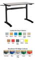 HA600 Height Adjustable Table - MDF Top And Duraform Spray PU Edge - view 1
