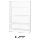Sturdy Storage - White 1000mm Wide Bookcase - view 3