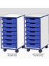 Jaz Storage Range - Single Width Shallow Tray Units - view 4