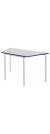 Cast Pu Edged Trapezoidal Classroom Table with Melamine Top - view 2