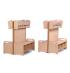 4x Freestanding Cubby Units Set - view 4