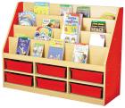 Milan Tiered Bookcases - 6 Small Tray Unit - view 1