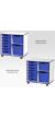 Jaz Storage Range - Double Width Variety Tray Units - view 4