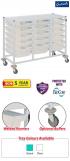 Gratnells Compact Medical Treble Column Trolley Complete Set A - view 1