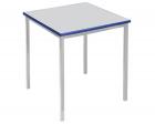 Cast Pu Edged Square Classroom Table with Melamine Top - view 3
