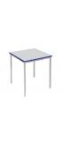 Cast Pu Edged Square Classroom Table with Melamine Top - view 3