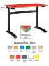 HA600 Height Adjustable Table - MDF Top And MDF Bullnose Edge - view 1