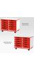 Jaz Storage Range - Double Width Shallow Tray Units - view 6