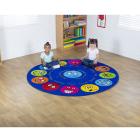 Emotions Interactive Circular Placement Carpet - view 1
