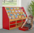 Milan Tiered Bookcases - 6 Small Tray Unit - view 2