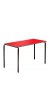 Contract Classroom Tables - Slide Stacking Rectangular Table with Spray Polyurethane Edge - view 3