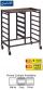 Gratnells Science Range - !!<<span style='color: #ff0000;'>>!!Bench Height!!<</span>>!! Empty Double Column Trolley - 860mm With Welded runners (holds 12 shallow trays or equivalent) - view 1