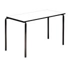 Cast Pu Edged Crush Bent Rectangular Classroom Table with Melamine Top - view 2