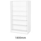 Sturdy Storage - White 1000mm Wide Double Sided Bookcase - view 4