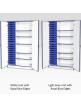 Jaz Storage Range - Triple Width Tall Cupboard With Trays - view 2