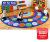 Rainbow 24 Spot Semi-Circle Placement Carpet - 2m x 4m - view 1