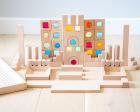 Wooden Building Gem Blocks - 83 piece set - view 4