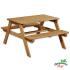 Outdoor Wooden Picnic Table - view 1