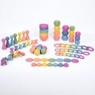 Rainbow Wooden Super Set & Wooden Sorting Tray (7 Way) - view 2