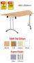 Union Folding Table - Trapezoidal - view 1