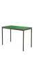 Contract Classroom Tables - Spiral Stacking Rectangular Table with Spray Polyurethane Edge - view 3