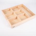 Rainbow Wooden Super Set & Wooden Sorting Tray (7 Way) - view 3