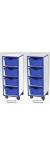 Jaz Storage Range - Single Width Deep Tray Units - view 4