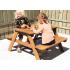 Outdoor Wooden Picnic Table - view 2