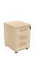 Mobile Under Desk Office Storage Unit - 3 Drawers - view 3