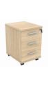 Mobile Under Desk Office Storage Unit - 3 Drawers - view 3