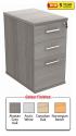 Desk High Office Storage Unit - 600 Deep - view 1