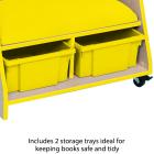 Denby Mobile Seat Unit With 2 Storage Trays - view 5