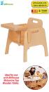 Wooden Stacking Sturdy Feeding Chair - view 1