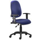 !!<<span style='font-size: 12px;'>>!!Eclipse 1 Lever Task Operator Chair - Bespoke Colour Chair With Height Adjustable Arms!!<</span>>!! - view 1