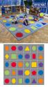 Geometric Shapes Carpet - 3m x 3m - view 1