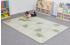 Neutral Colours - Abstract Leaf Rug 2.5m x 1.7m - view 1