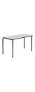 Cast Pu Edged Crush Bent Rectangular Classroom Table with Melamine Top - view 3