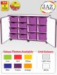 Jaz Storage Range - Quad Width Cupboard With Variety Trays - view 1