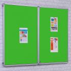 Accents Flameshield Tamperproof Noticeboard - Double Doors - view 1