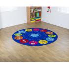 Emotions Interactive Circular Placement Carpet - view 2