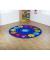 Emotions Interactive Circular Placement Carpet - 2m Diameter - view 2