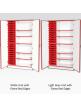 Jaz Storage Range - Triple Width Tall Cupboard With Trays - view 6