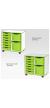 Jaz Storage Range - Double Width Variety Tray Units - view 2