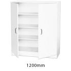 Sturdy Storage - White 1000mm Wide Premium Cupboard - view 2
