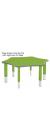 Height Adjustable Heavy Duty - Flower Shape Table - view 3