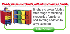 Ready Assembled Units With Multi-Colour Finish
